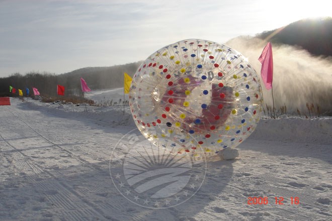 白鹭湖管理区充气悠波球